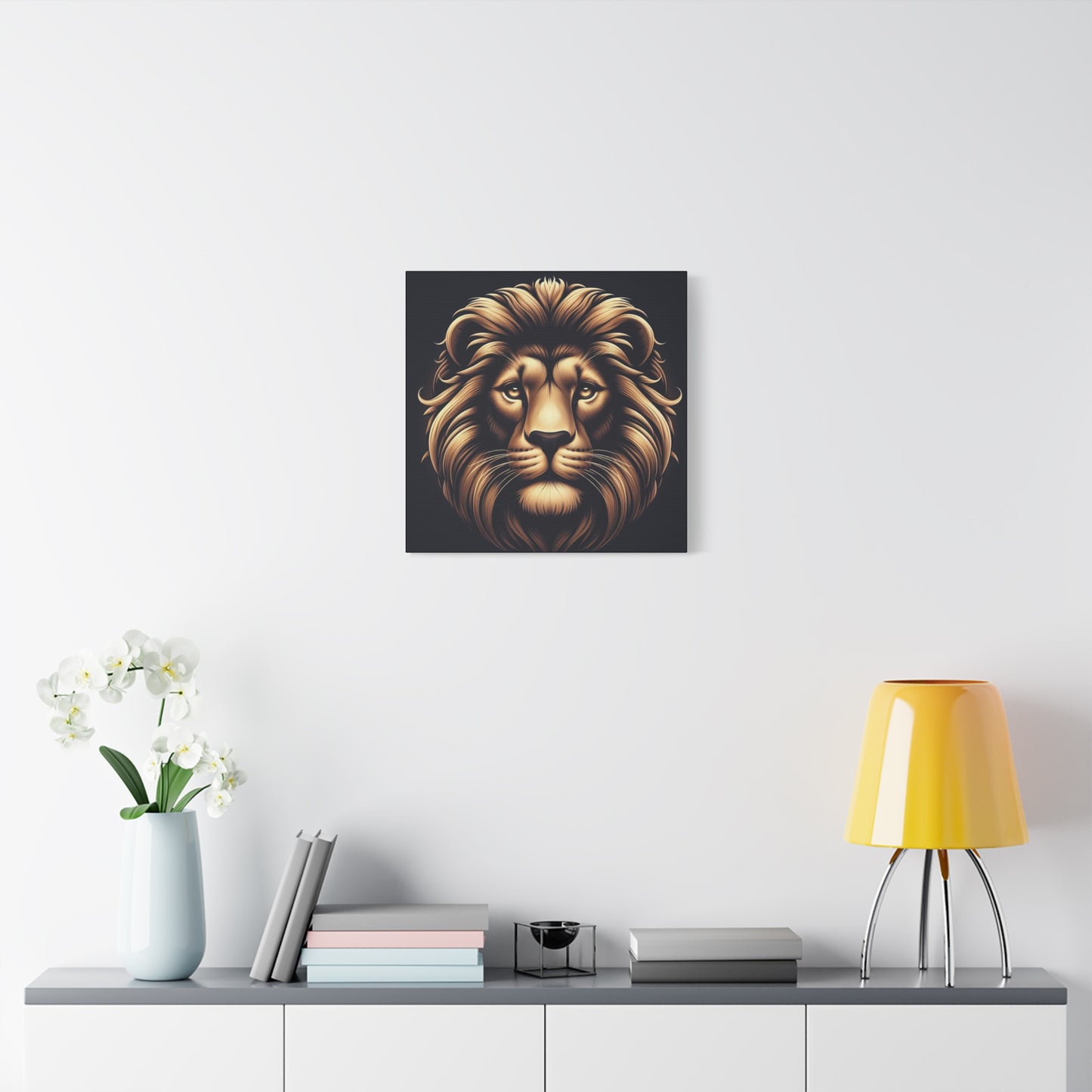 Canvas Print - Elegant Mighty Lion