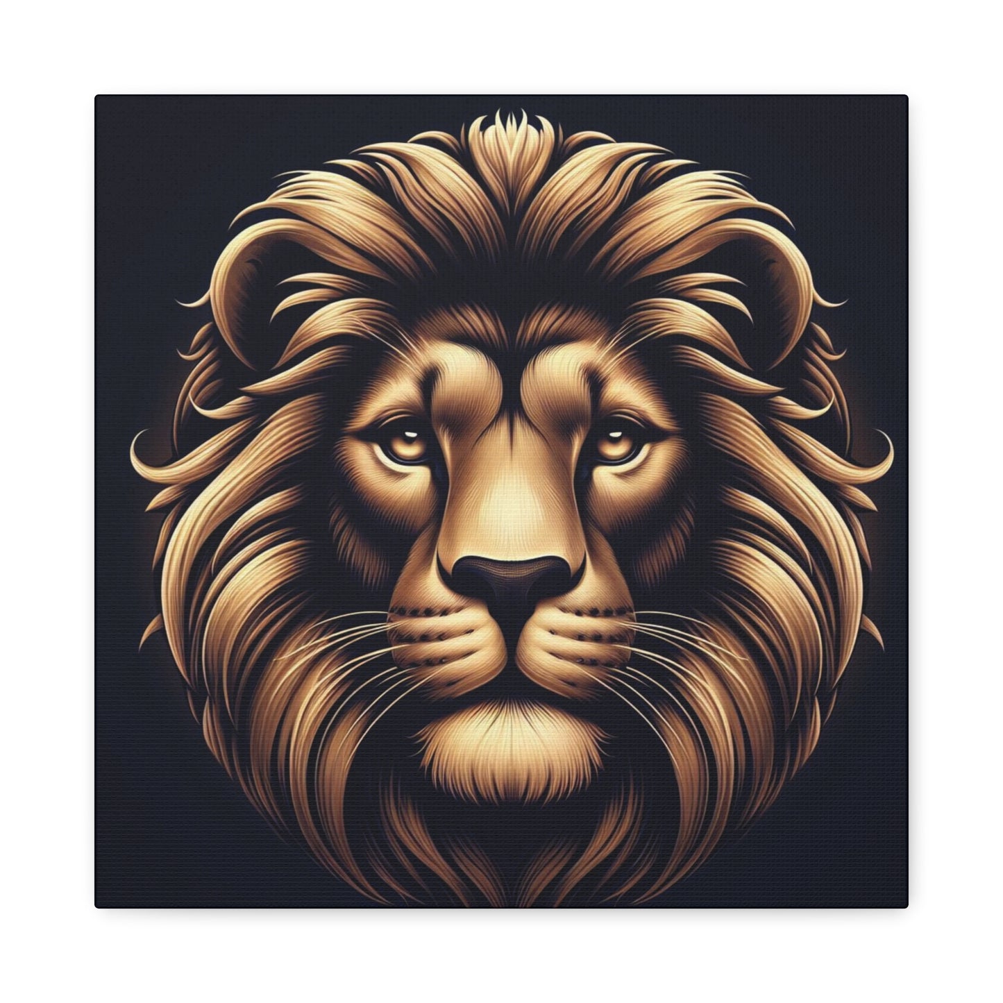 Canvas Print - Elegant Mighty Lion