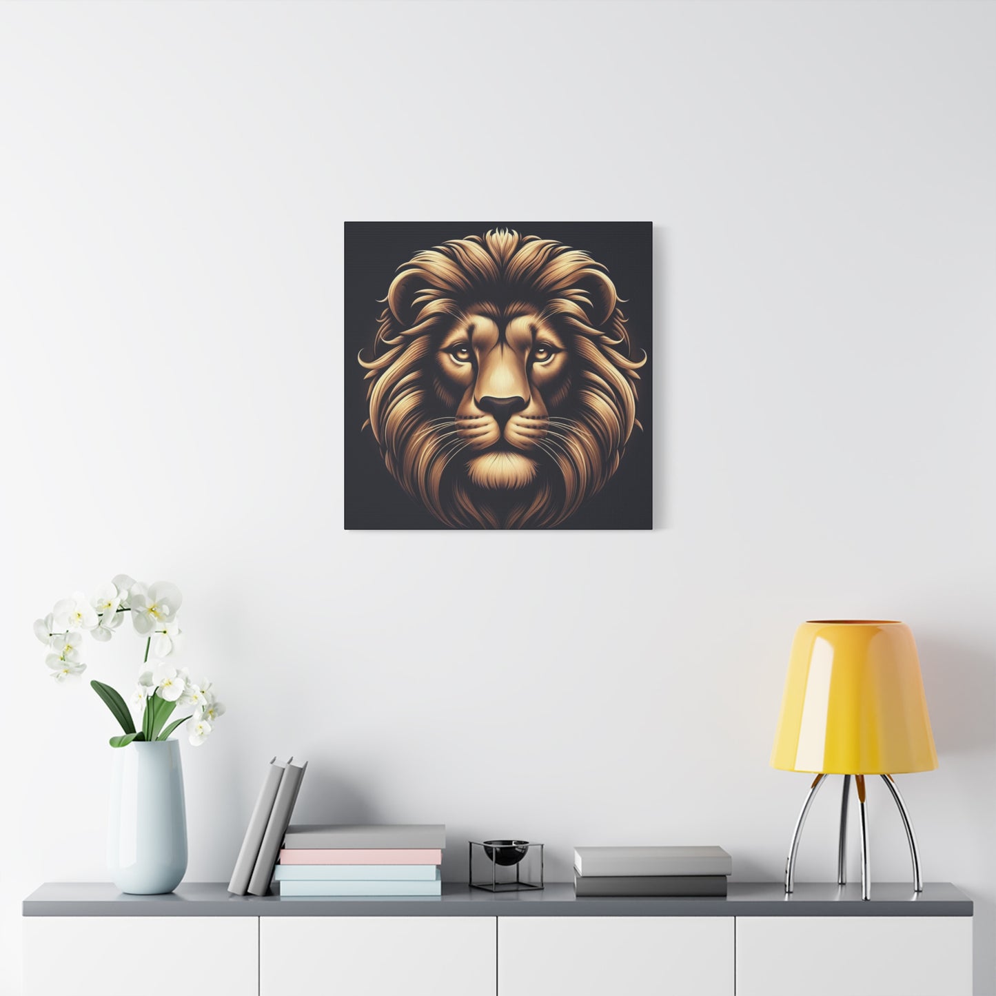 Canvas Print - Elegant Mighty Lion