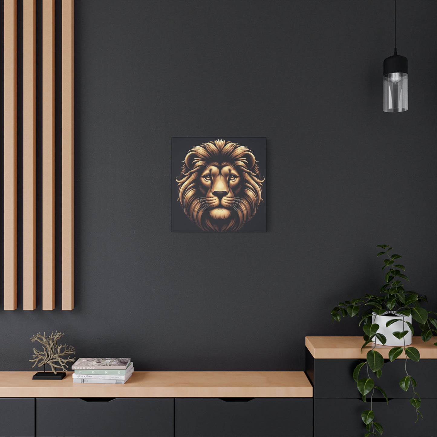 Canvas Print - Elegant Mighty Lion