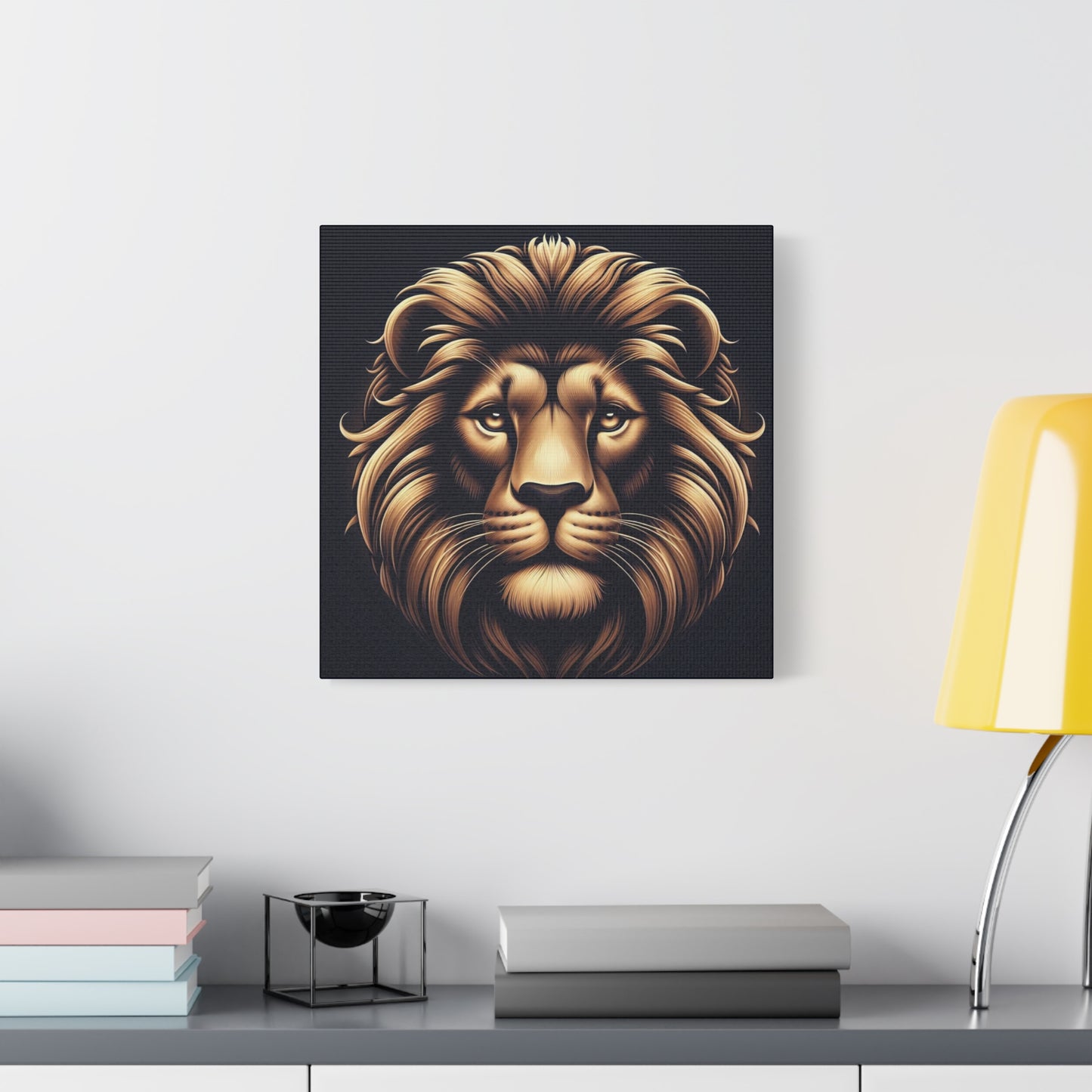 Canvas Print - Elegant Mighty Lion