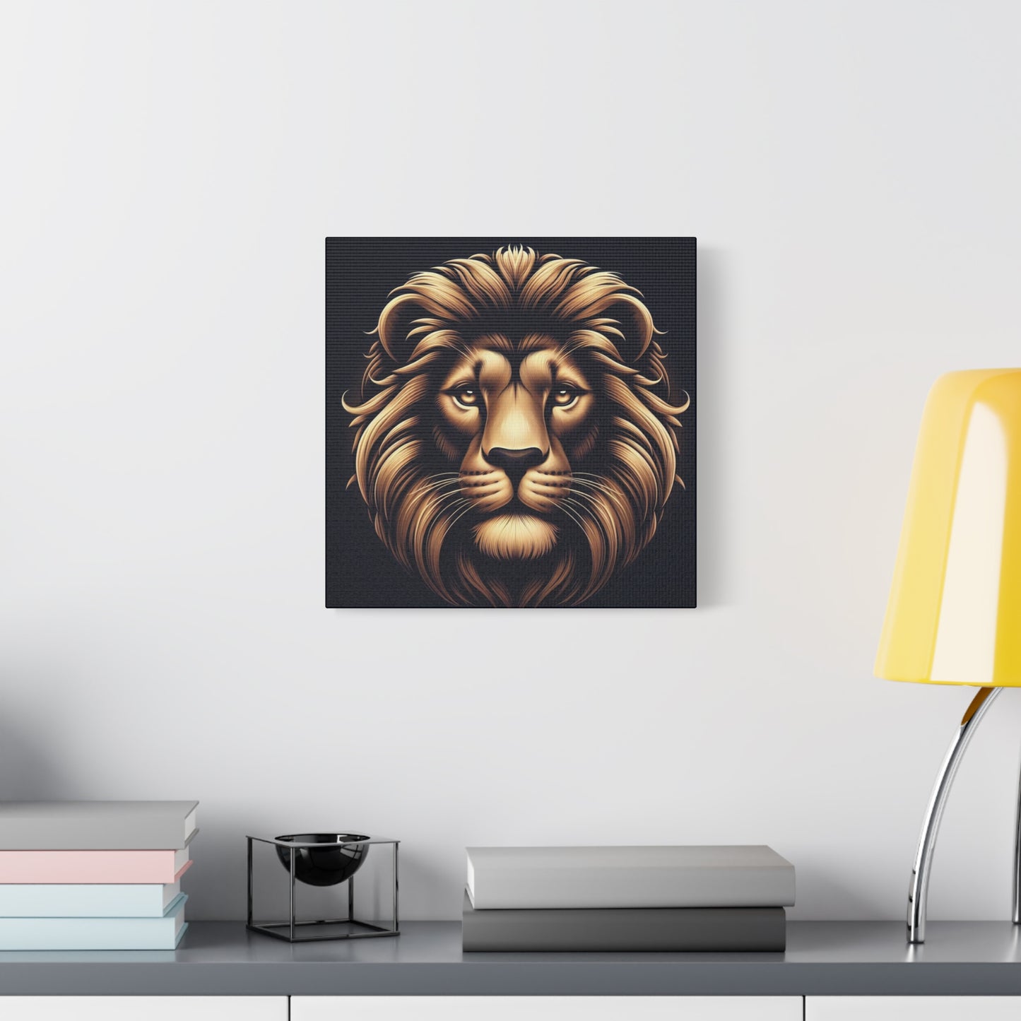Canvas Print - Elegant Mighty Lion