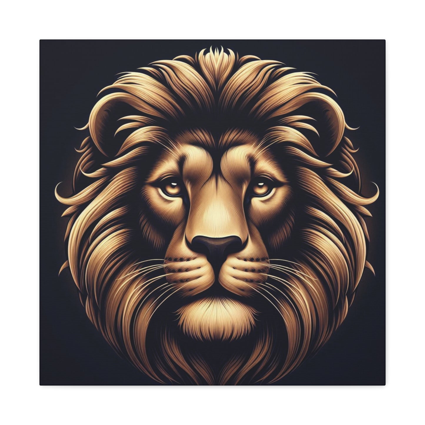 Canvas Print - Elegant Mighty Lion