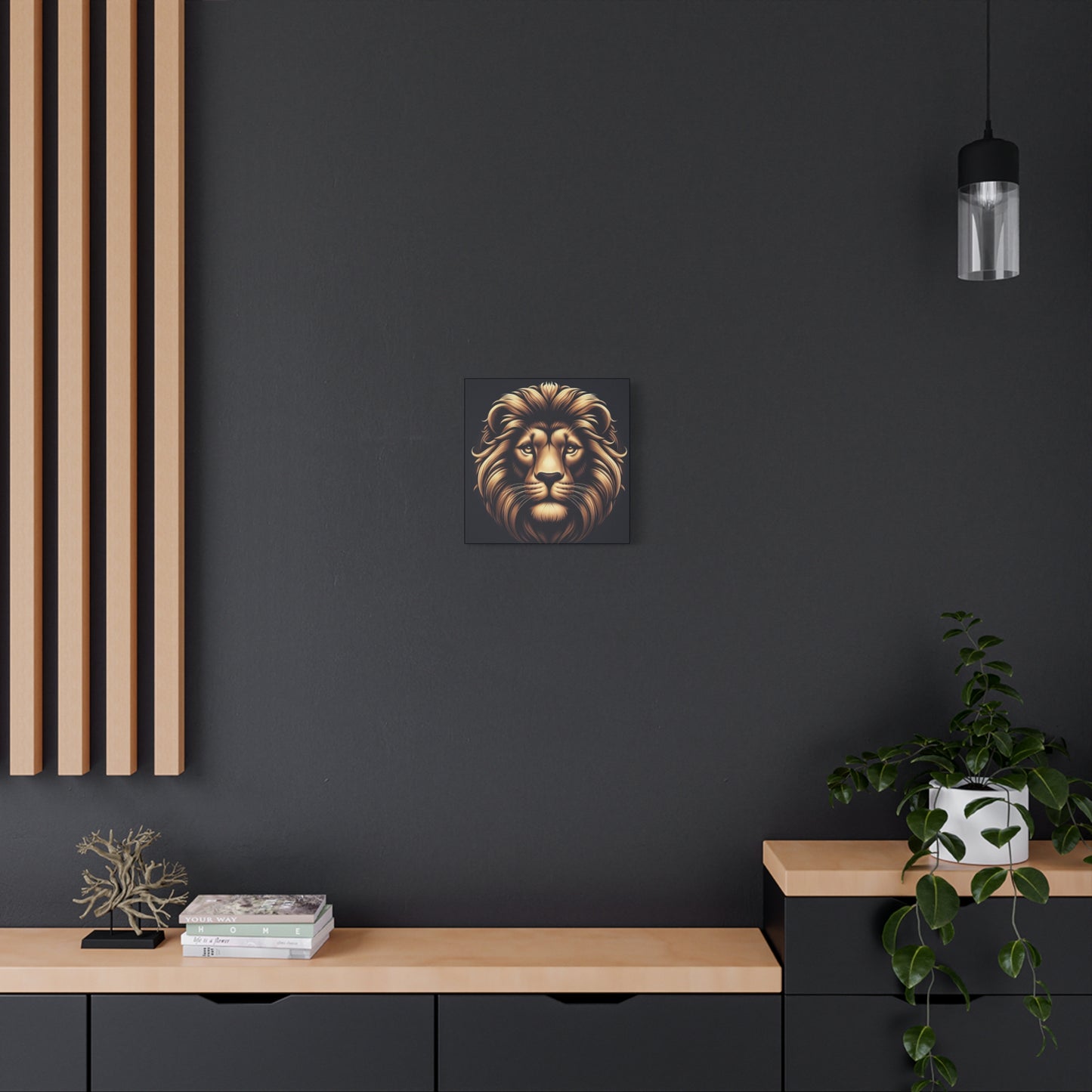Canvas Print - Elegant Mighty Lion