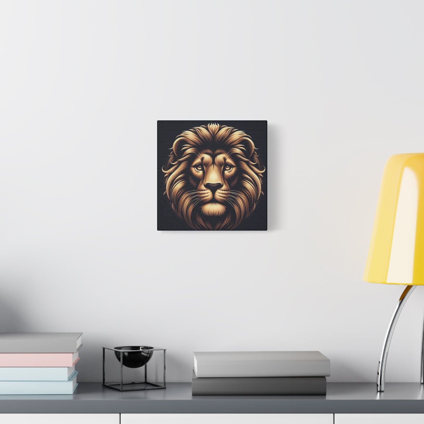 Canvas Print - Elegant Mighty Lion